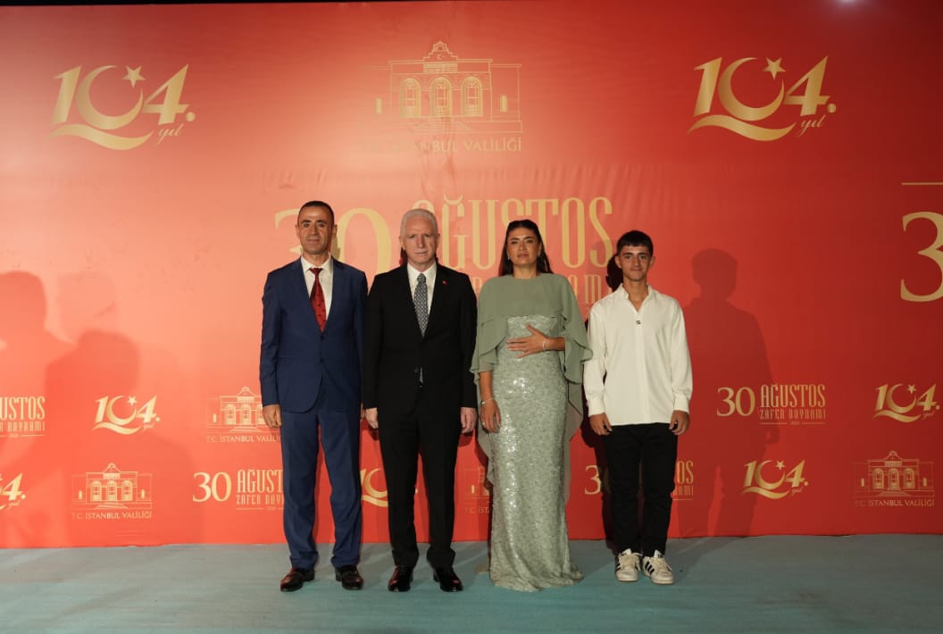 Mustafa Çalış attended the 30 August Republic Reception as a special guest of Istanbul Governor Davut Gül